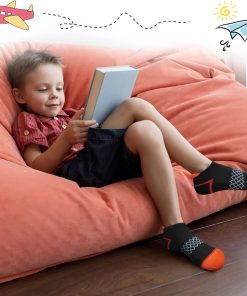 Alternative view of Comfoex 12 Pairs Boys Socks Ankle Athletic Socks With Cushioned Sole For 4-6 6-8 8-10 Years Old Kids