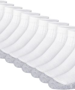 Hanes Boys' Socks Pack. Double Tough Moisture Wicking Ankle. Crew. No Show Socks. 12 & 14 Pair Packs